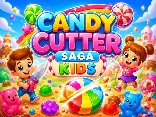 Candy Cutter Saga Kids - Play Now Online Game