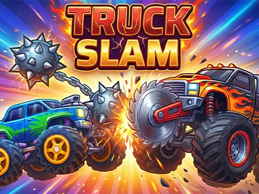 تruck Slam – لعبة شاحنات الوحش المجانية على الإنترنت، العب الآن!
