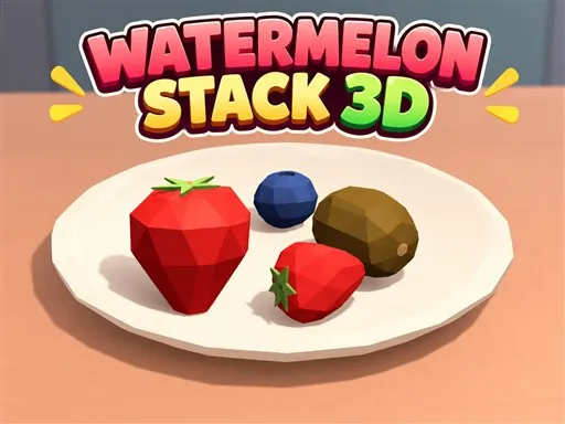 Watermelon Stack 3D - Free Play Online Game