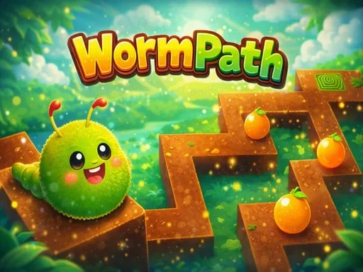 Worm Path - Free Online Puzzle Game